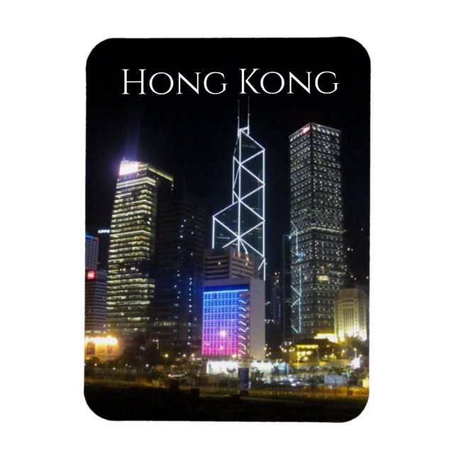 Hong kong night magnet (Vertikal)