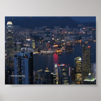 HONG KONG POSTER par LANI GIRO