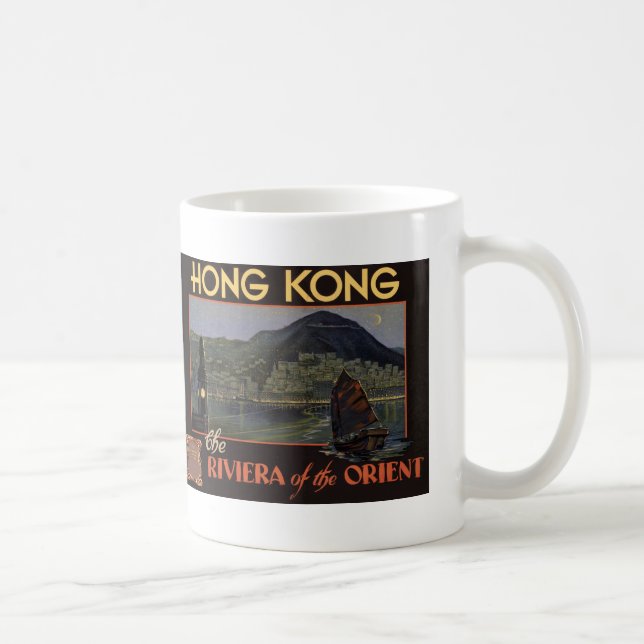 Hong Kong ~ Riviera des Orientes Kaffeetasse (Rechts)