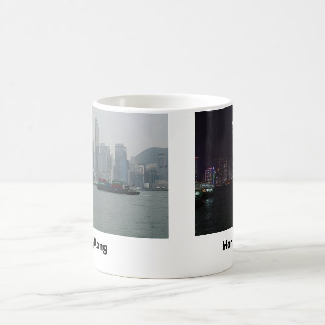 Hong Kong-Skyline Kaffeetasse (Mittel)