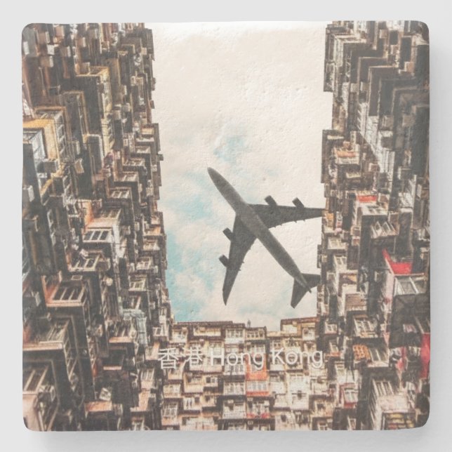 Hong Kong Stone Coaster Steinuntersetzer (Vorderseite)