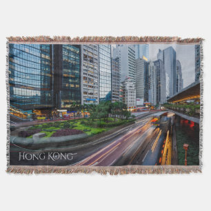 Hong Kong Trafic personnalisé jeter couverture