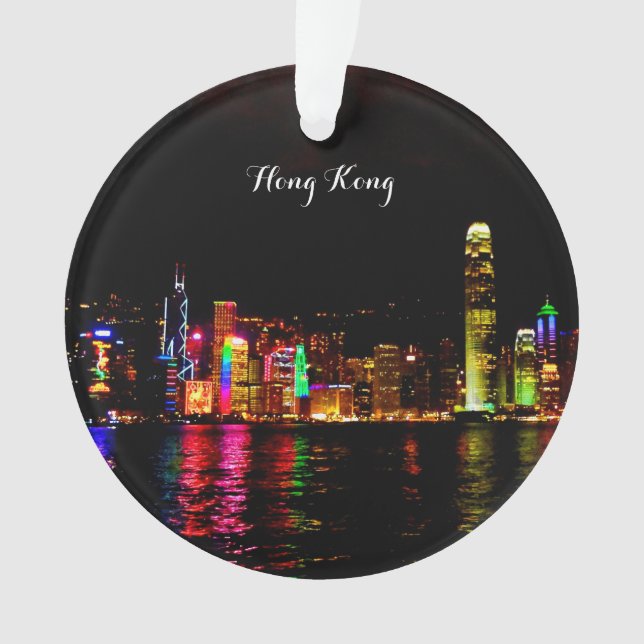 Hong Kong Victoria Harbour #2 Ornament (Vorderseite)