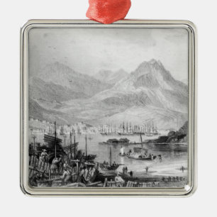 Hong Kong von Kowloon Silbernes Ornament