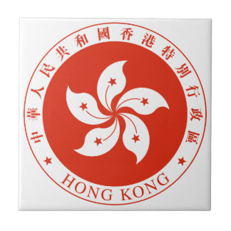 Hong Kong-Wappen Fliese