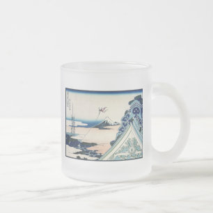 Honganji-Tempel Blick auf den Fuji japanischer Hol Mattglastasse