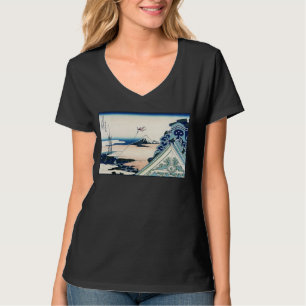 Honganji-Tempel Blick auf den Fuji japanischer Hol T-Shirt