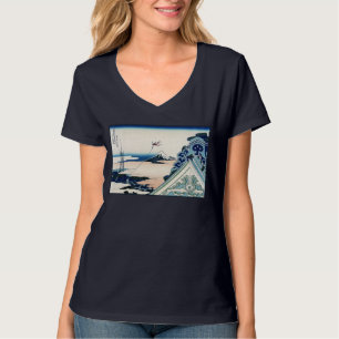 Honganji Temple Vista des Fuji Japanese Woodcut T-Shirt