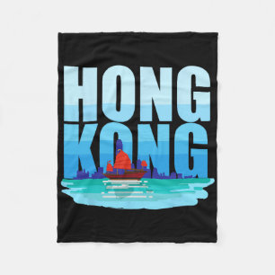 Hongkong China Hk Liebhaber Fluss Souvenir Urlaub Fleecedecke
