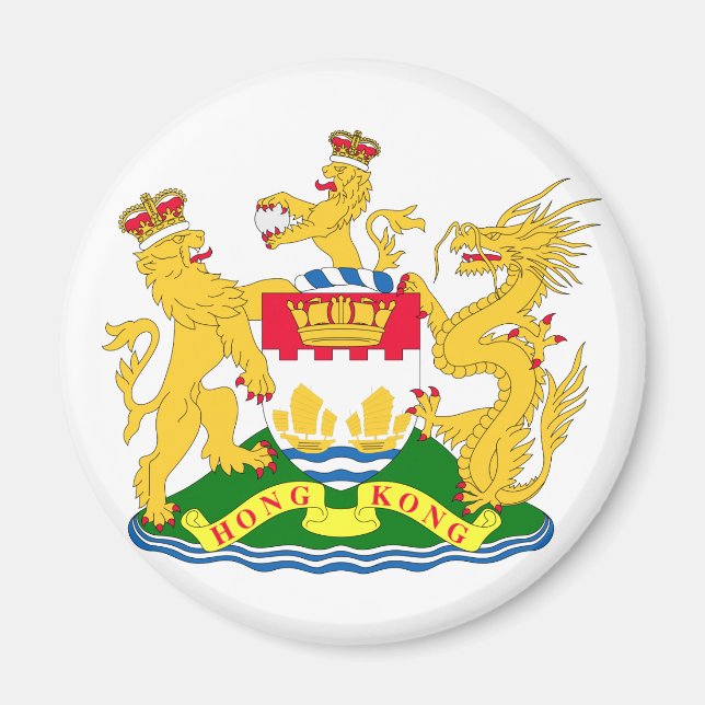 Hongkong, China Magnet (Vorne)