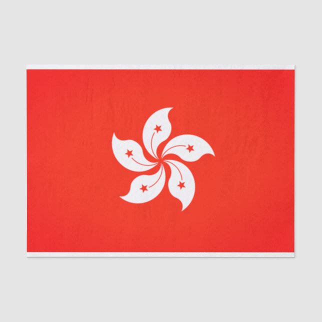 Hongkong Flag Geschenkpapier Seidenpapier (Vorderseite)