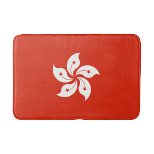 Hongkong-Flagge Badematte