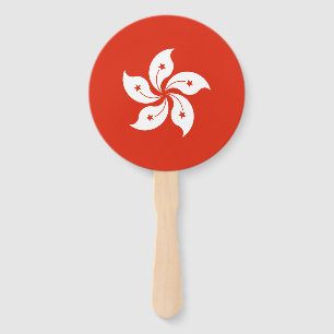 Hongkong-Flagge Fächer