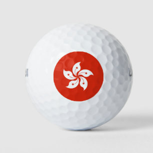 Hongkong-Flagge Golfball