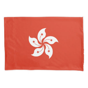 Hongkong-Flagge Kissenbezug