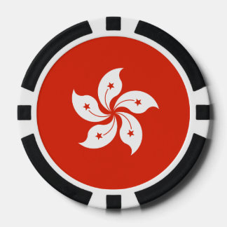 Hongkong-Flagge Pokerchips