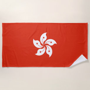 Hongkong-Flagge Strandtuch