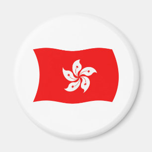 Hongkong Flaggenmagnet Magnet