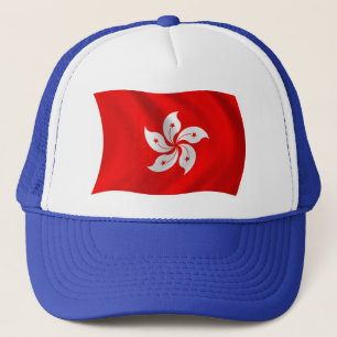 Hongkong-Flaggenmütze Truckerkappe