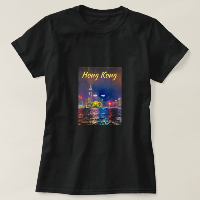 Hongkong Harbour City - Stadtrundfahrten T-Shirt (Design vorne)