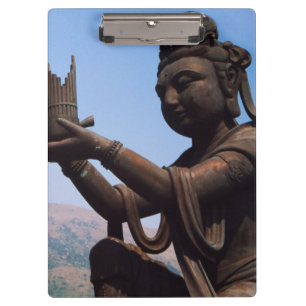 Hongkong, Lantau Island, Po Lin Kloster Klemmbrett