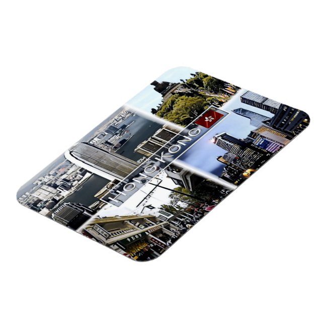 Hongkong - Mosaik - Magnet (Linke Seite)
