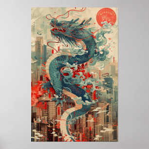 Hongkong Peace Agon Wings Poster im Stil