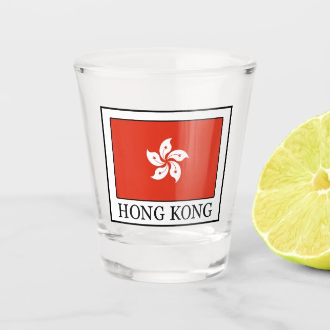 Hongkong Schnapsglas (Vorderseite)