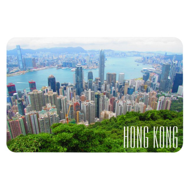 Hongkong-Siegesspitze Magnet (Horizontal)