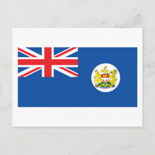 Hongkonger Flagge (1959) Postkarte