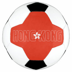 Hongkonger Flagge Adortable Patriotic Fußball