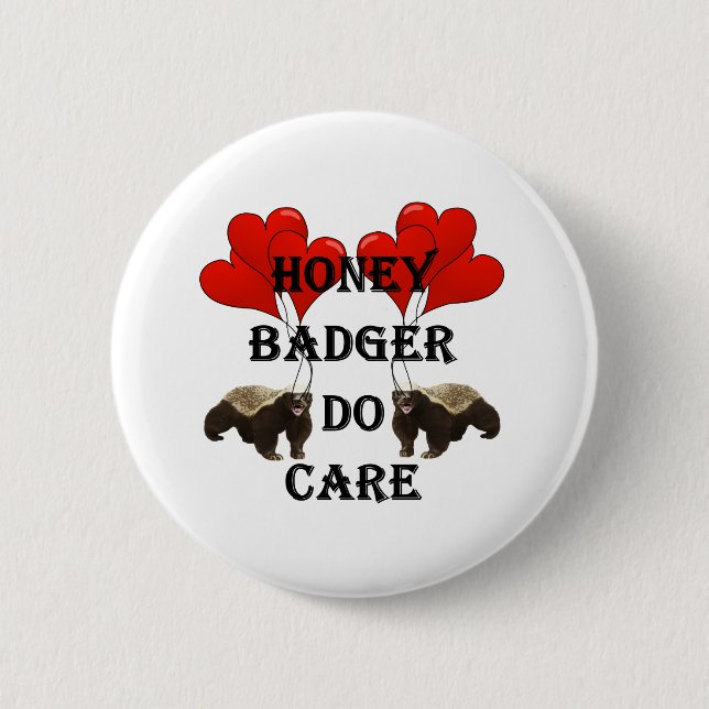 Honig Badger do care Button (Vorderseite)