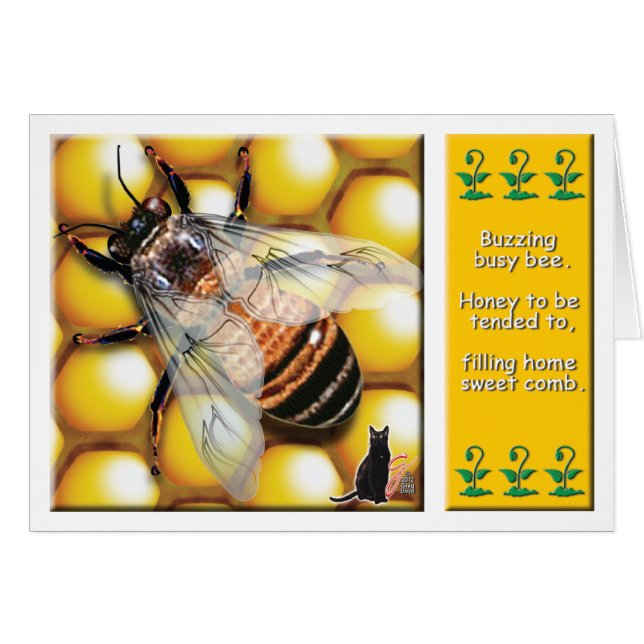 Honig-Biene (Vorderseite (Horizontal))