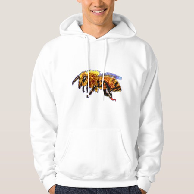 Honig-Biene Hoodie (Vorderseite)