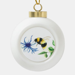 Honig-Biene Keramik Kugel-Ornament