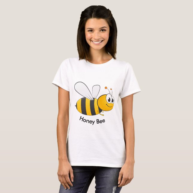 Honig-Biene T-Shirt (Vorne ganz)