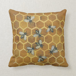 Honig-Bienen Kissen