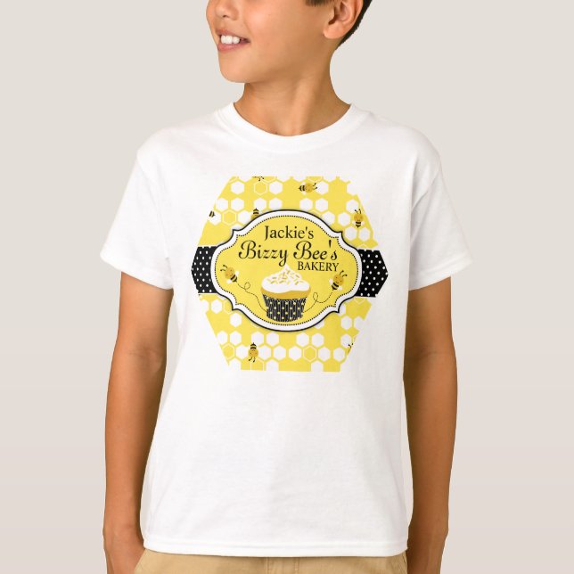 Honig-Bienen-Kuchen-Bäckerei-T-Shirt T-Shirt (Vorderseite)