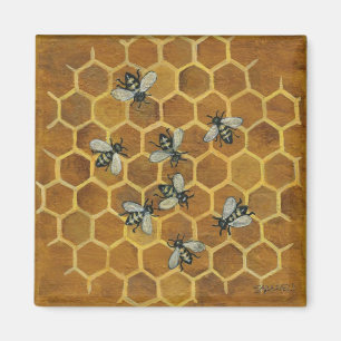 Honig-Bienen Magnet