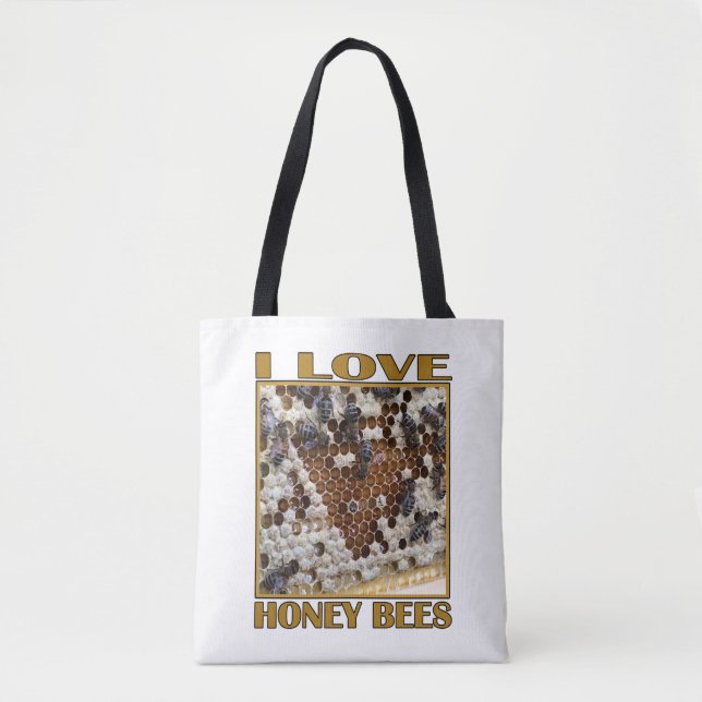 Honig-Bienen-Tasche Tasche (Vorderseite)