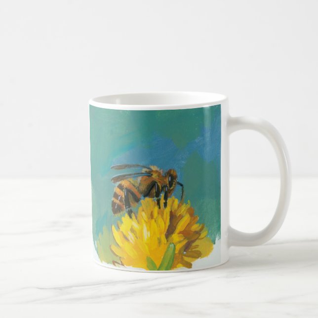 Honig-Bienen-Tasse Kaffeetasse (Rechts)