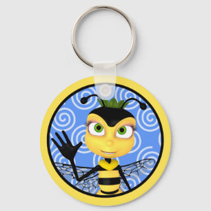 Honig-Bienen-Toon-Schlüsselanhänger Schlüsselanhänger