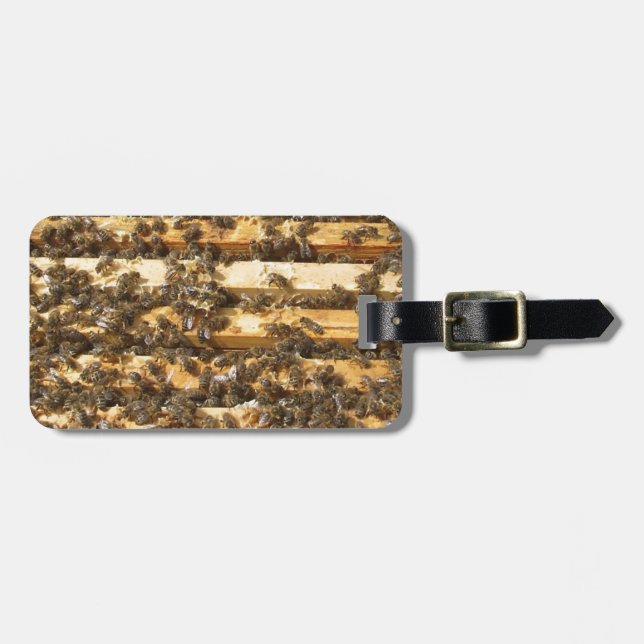 Honig-Bienen überall Gepäckanhänger (Vorderseite horizontal)