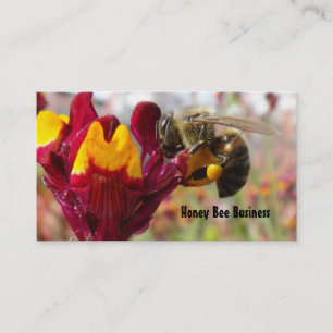 Honig-Bienen-Visitenkarte Visitenkarte