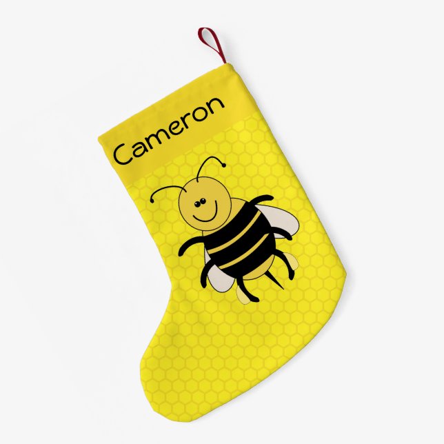 Honig-Bienen-WeihnachtsStrumpf Ihre Kleiner Weihnachtsstrumpf (Rückseite (Hängend))