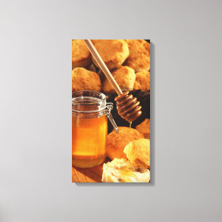 Honig & Biscuits Canvas Print Leinwanddruck