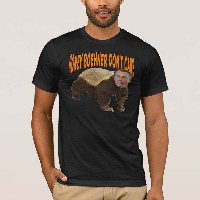 Honig Boehner interessiert sich nicht T-Shirt (Vorderseite)
