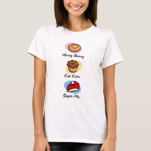 Honig-Brötchen-Schalen-Kuchen-Zuckertorte T-Shirt