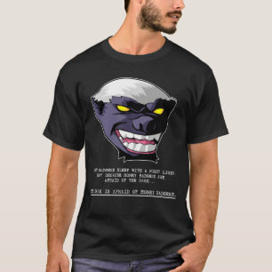 Honig-Dachs ängstlich von der Dunkelheit T-Shirt