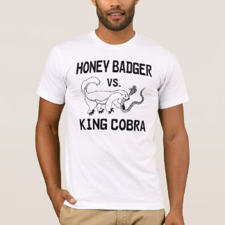 Honig-Dachs gegen König Kobra T-Shirt